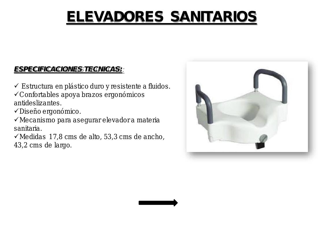 Elevador Sanitario