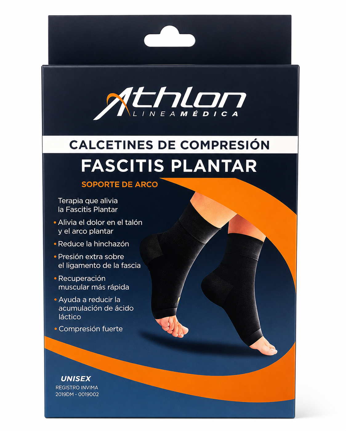 Calcetín de Compresión Athlon Fascitis Plantar