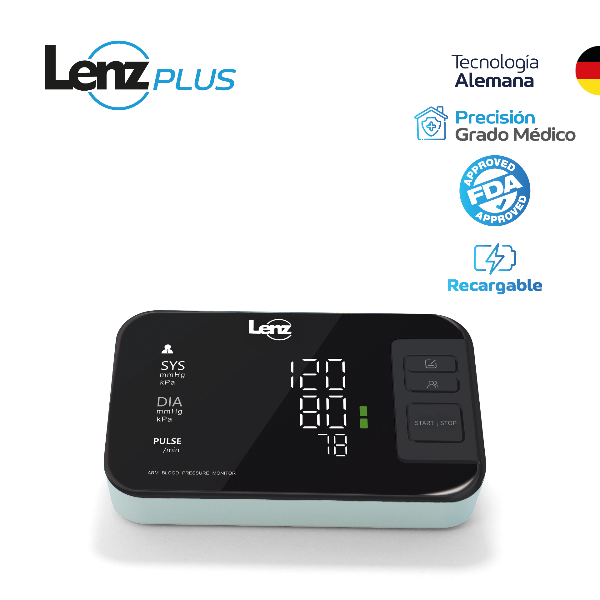 Tensiómetro Digital LenzPLUS