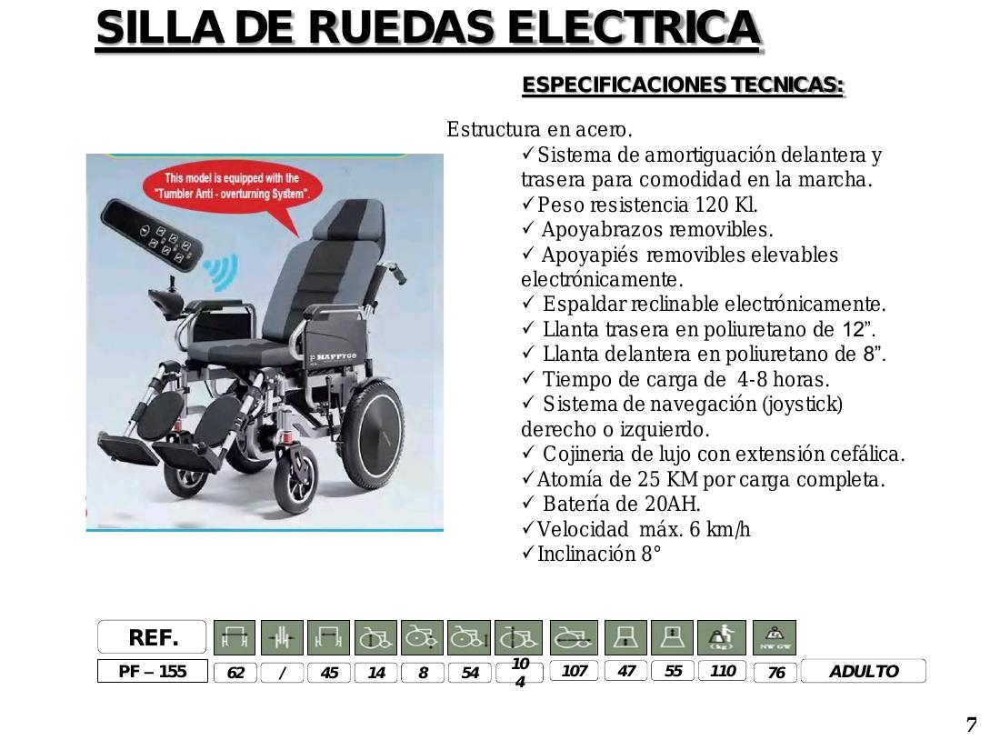 Silla de Ruedas Eléctrica Premium PF-155
