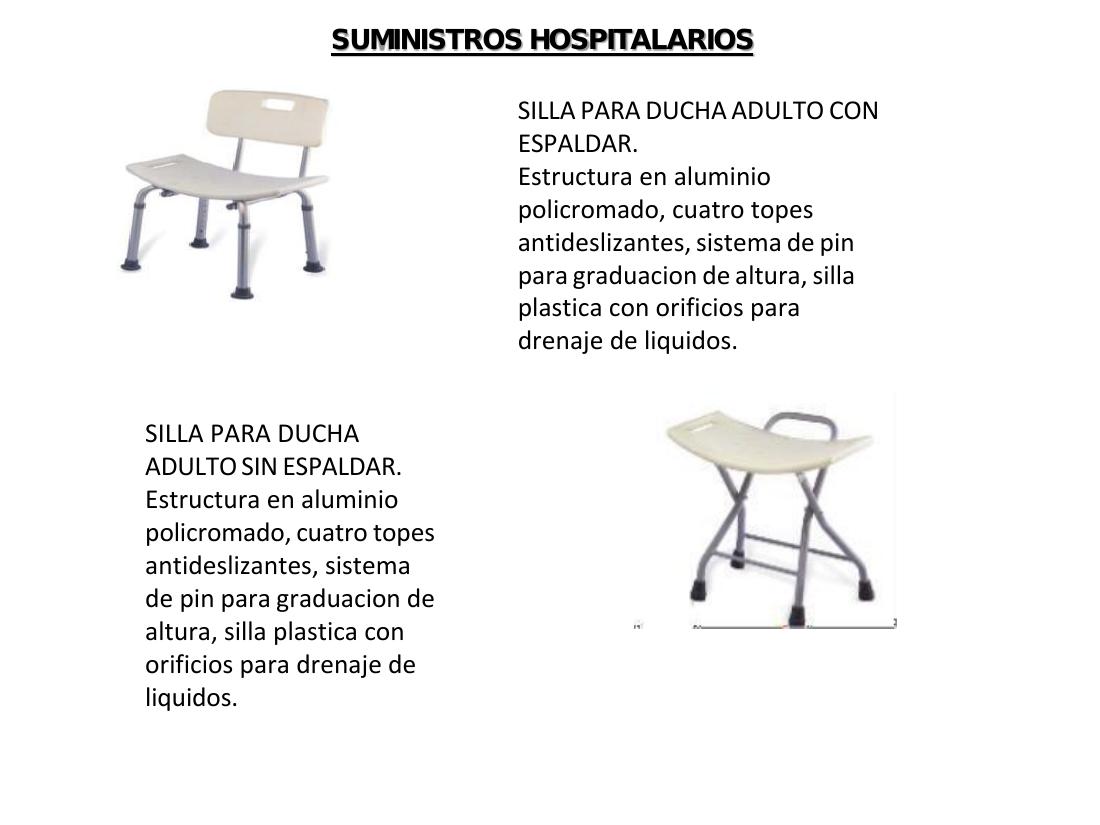 Silla para Ducha Adulto con Espaldar